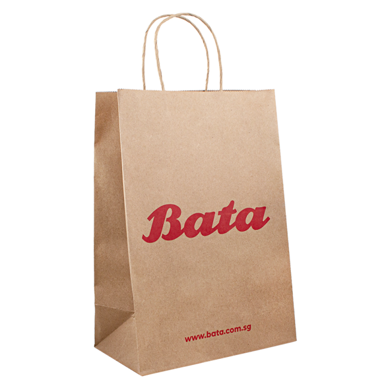 크래프트 쇼핑 쇼핑 재활용 미니 대형 종이 가방 포장