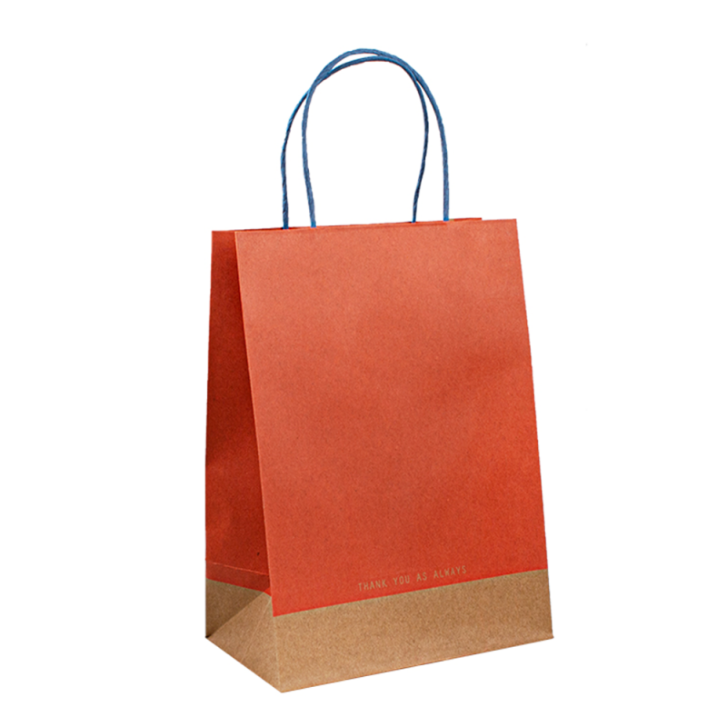 브라운 크래프트 음식 포장 럭셔리 쇼핑 선물 종이 가방 종이 음식 가방