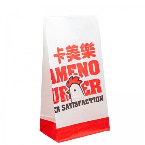 기름에 튀긴 음식 오일 방지 빵 햄버거 도넛 테이크 아웃 크래프트 종이 가방